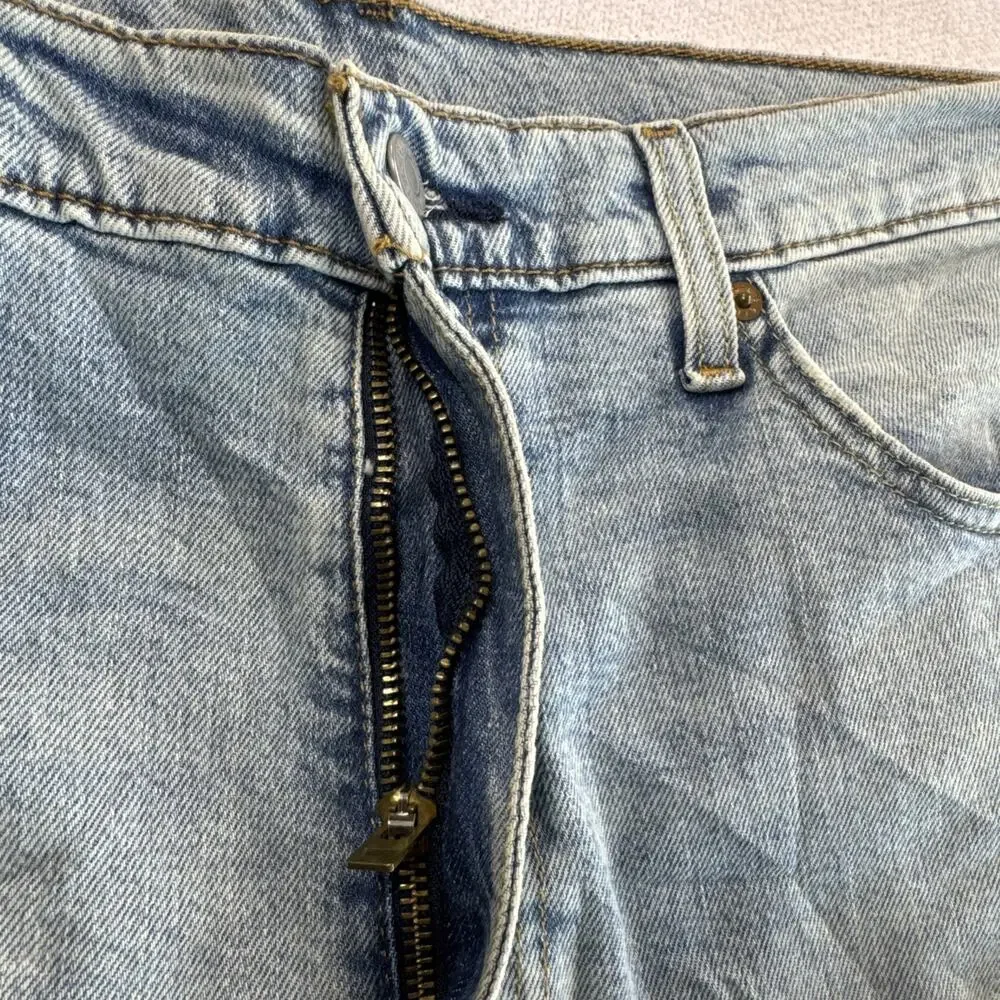 Levis 511 Slim Fit Jeans Destroyed Distressed Slim Fit Stretch Jeans 36x30